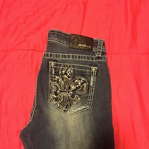 detail pocket women’s boot cut jeans